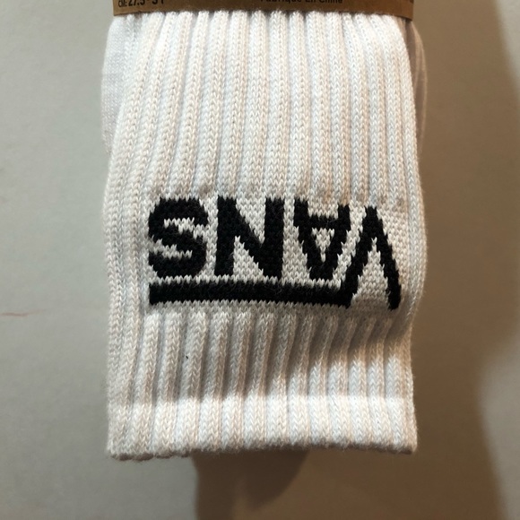 Vans Crew Socks, White, 3 Pair - Picture 4 of 8